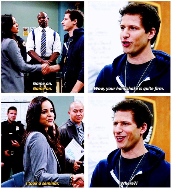 Brooklyn Nine Nine Meme - Peralta, Gina, Terry from Brooklyn 99 Quotes