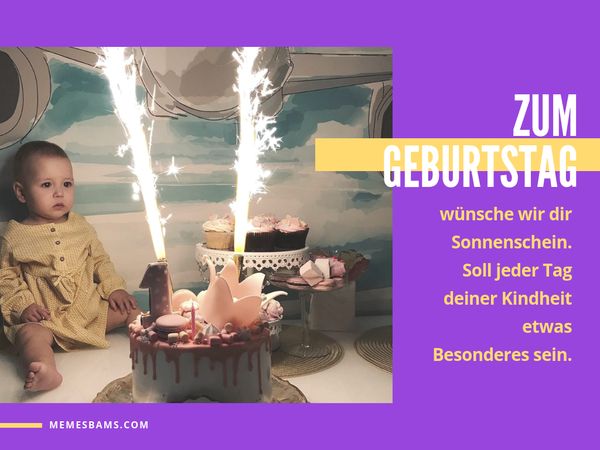 Geburtstagswünsche Kind