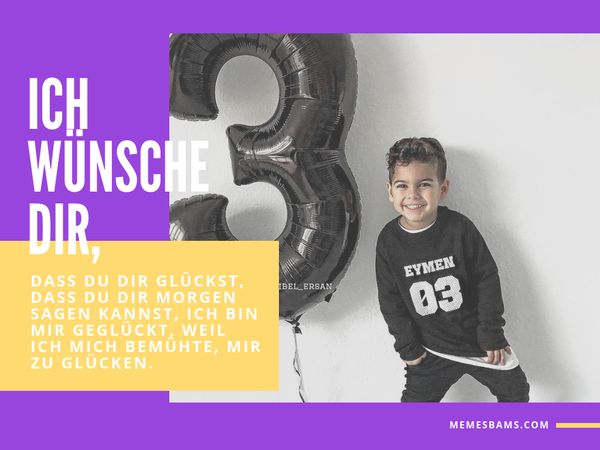Junge Geburtstagswünsche