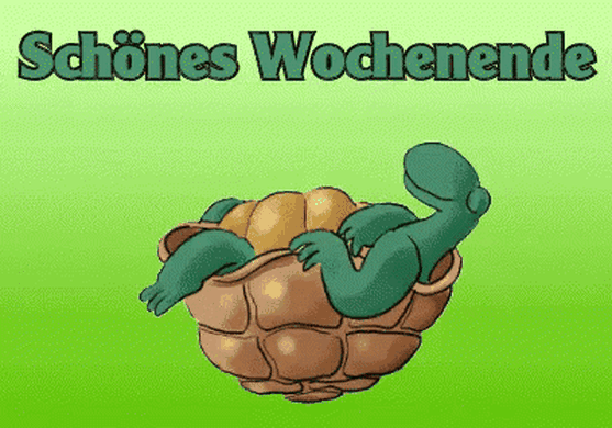 Animierte GIF-Bilder „Schones Wochenende wunsche ich dir“ 1