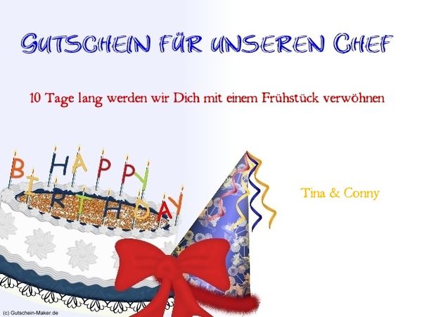 Geburtstagswünsche für den Chef, Geburtstagsgrüße Chefin (2019)