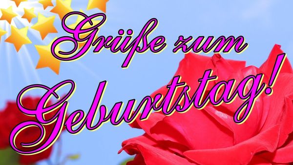 Schne Grukarten zum Geburtstag 1