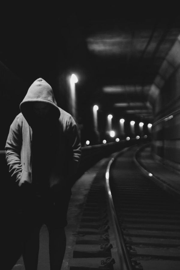 Schwarz weie traurige Bilder ohne Text 4