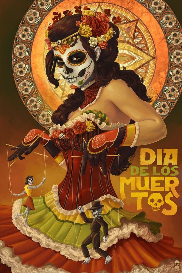 Imgenes de da de muertos en caricaturas graciosas 4