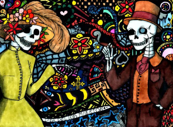 Imgenes para celebrar este da de los muertos para Facebook gratis 1
