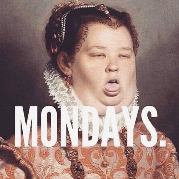 fat girl Monday meme
