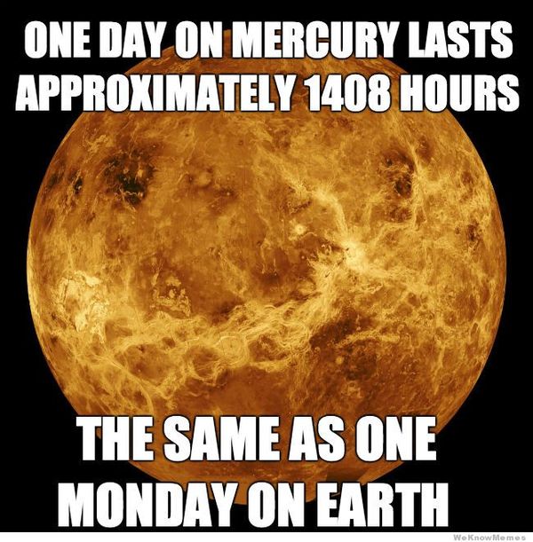 mercury Monday meme