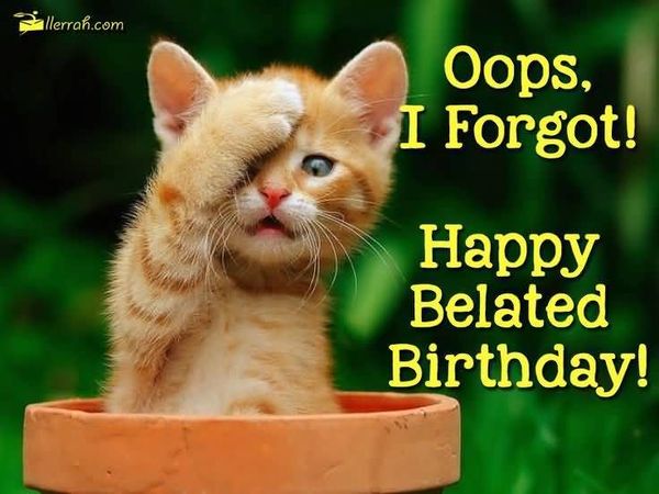Happy Belated Birthday Meme