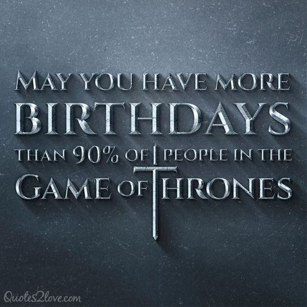 Nice Game of Thrones Happy Birthday Meme