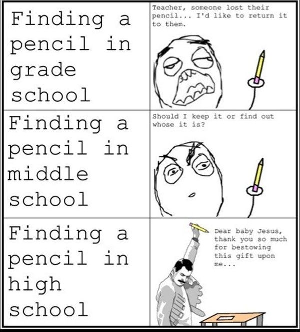 Funny Pictures About High School