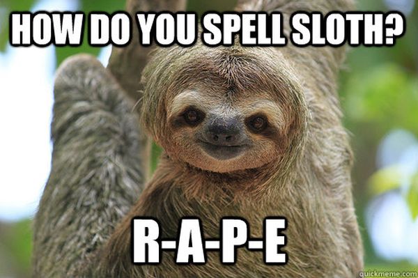 cool creepy sloth meme