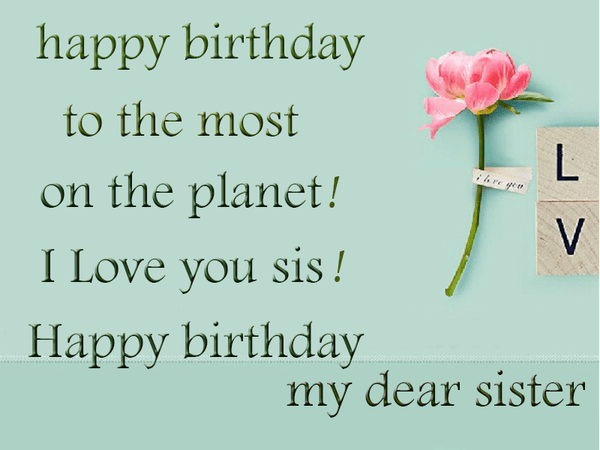 Awesome funny birthday greetings for sister