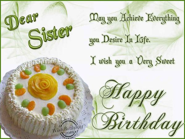 Unbelievable funny birthday message for sister