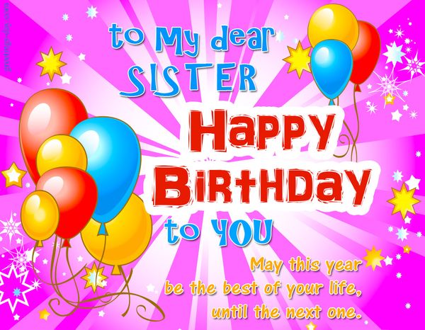 Stunning happy birthday cards for sister memes