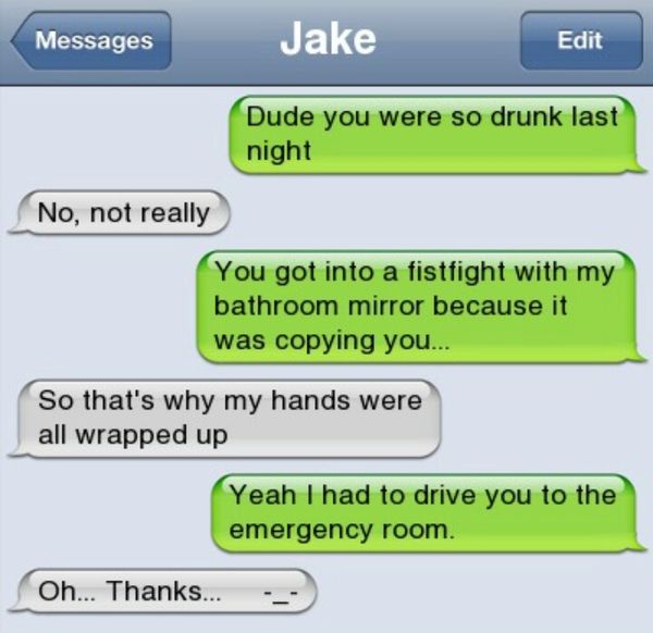 Good stupid drunk jokes