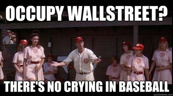usual no crying in baseball meme