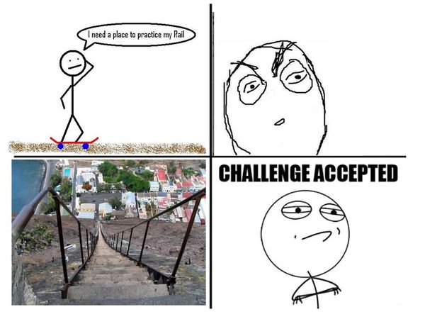 I need a place to practice my Rail. Challenge Accepted.