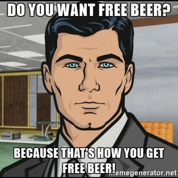 amazing free beer meme