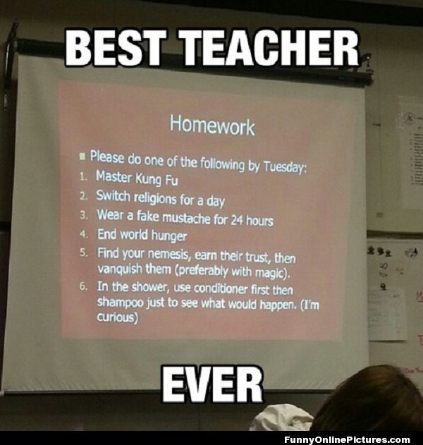 unhelpful teacher meme