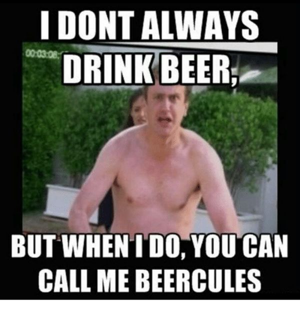 best drinking beer meme
