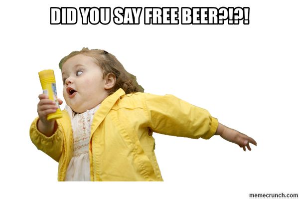 common free beer meme