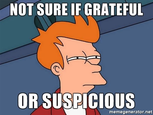 cool suspicious futurama meme