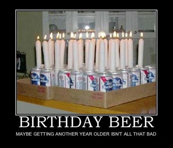 funny happy birthday beer meme