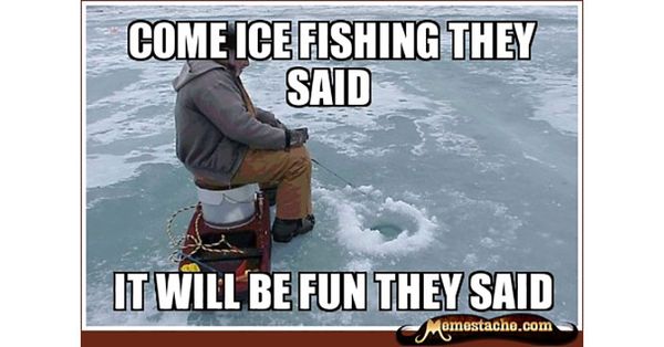 Magnificent ice fishing meme
