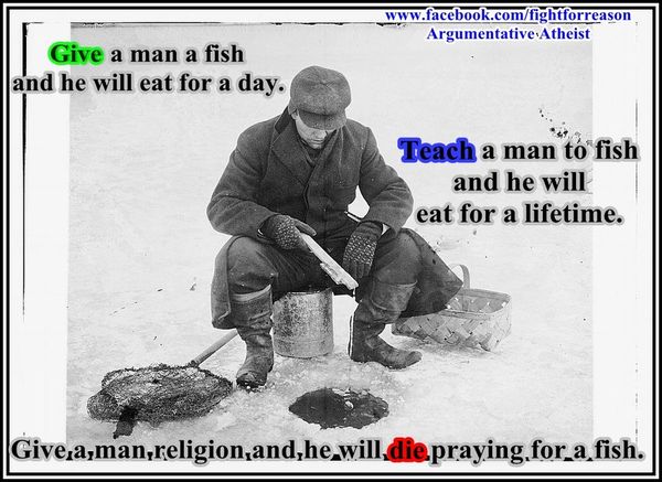 Exciting ice fishing meme