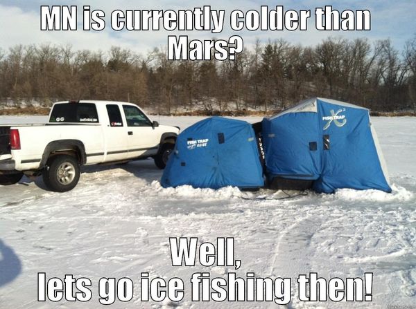 Great ice fishing meme
