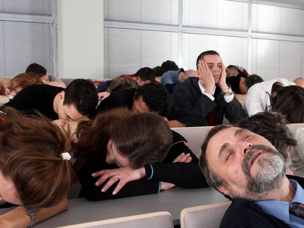 Fine pictures of bored people