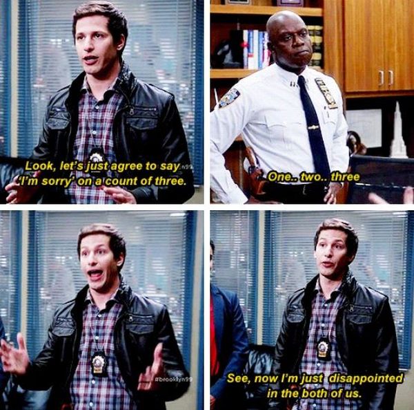 Brooklyn Nine Nine Meme - Peralta, Gina, Terry from Brooklyn 99 Quotes