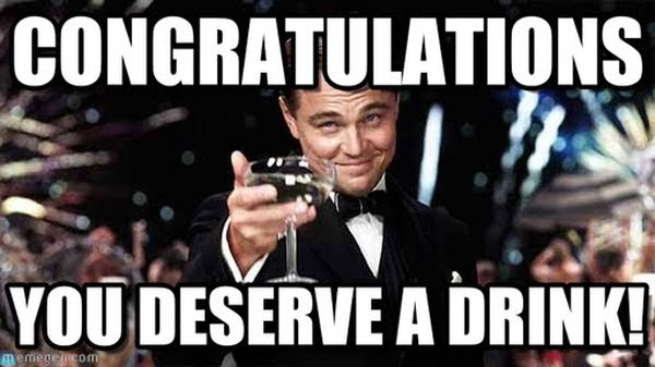 Congratulations You Deserve It - MemesBams.com