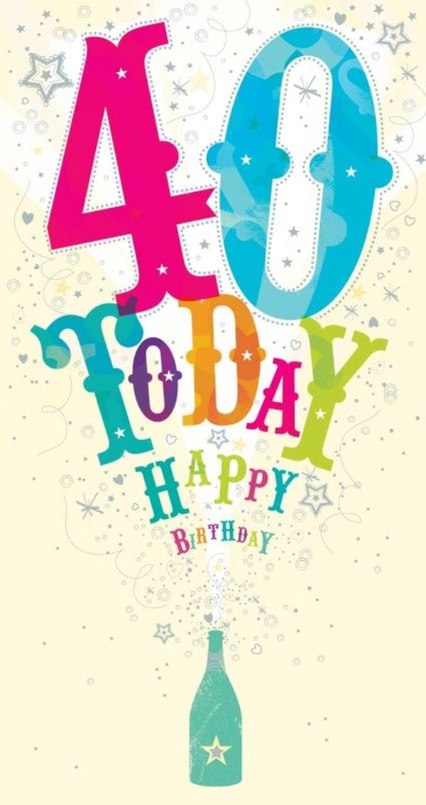 Best Happy 40th Birthday Quotes and Sayings in 2023