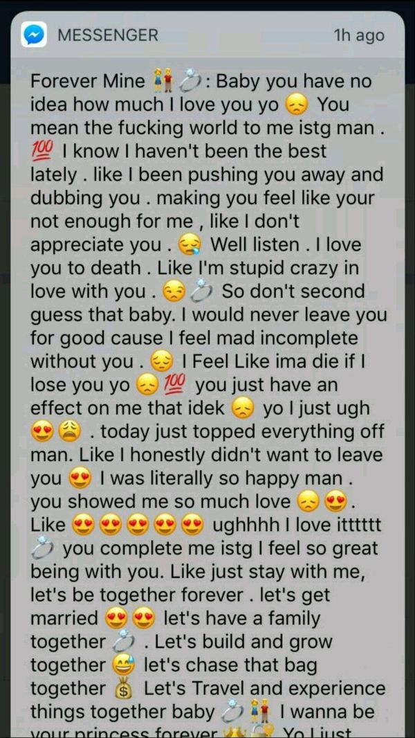 goodnight paragraphs for him with emojis