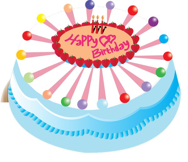 Free Graphic Images of Birthday Cake 2