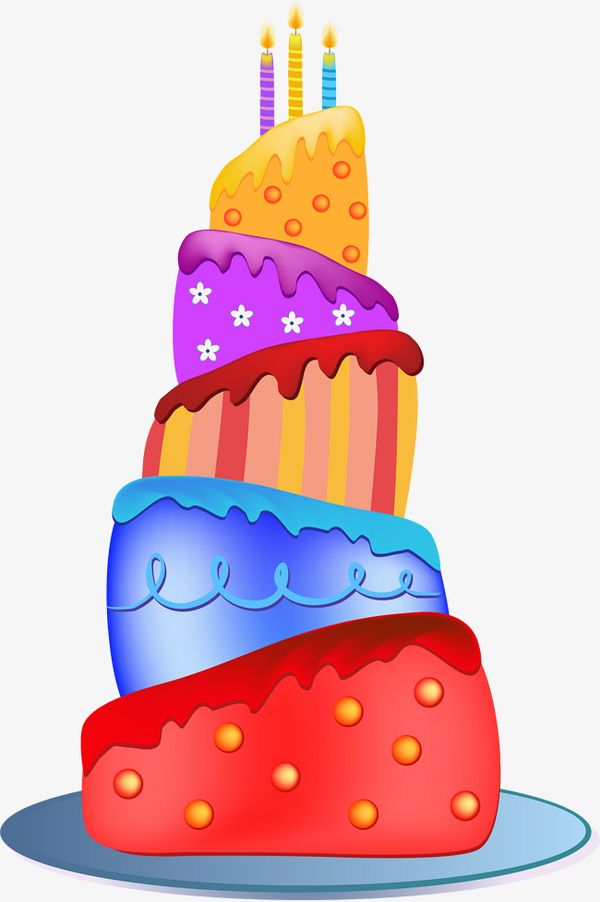 Free Graphic Images of Birthday Cake 4