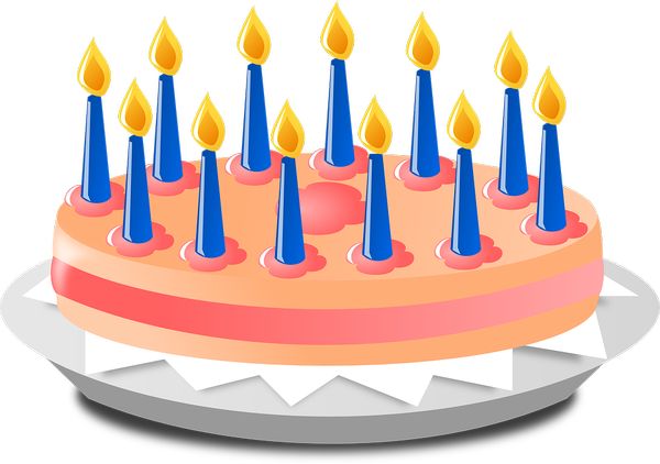 Free Graphic Images of Birthday Cake 5