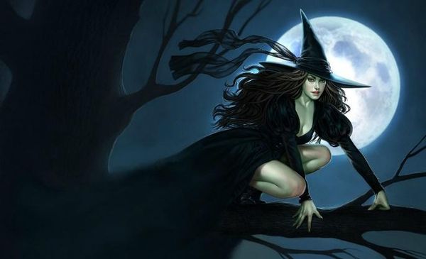 Halloween-Wallpaper-Images-with-Mysterious-Witch-5 width=