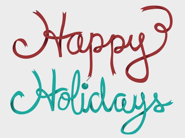 Awesome Happy Holidays Graphic 3