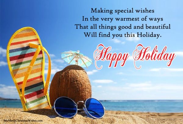 happy holidays travel and tourism