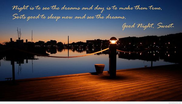 Sweet good night quotes with pictures 1