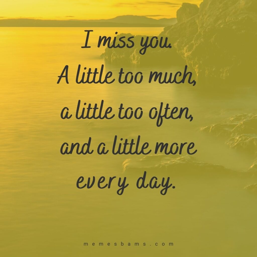 I Miss You Quotes: 80 Cute Missing You Texts for Him and Her