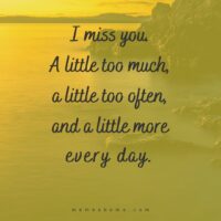 Unbelievable I miss you quotes