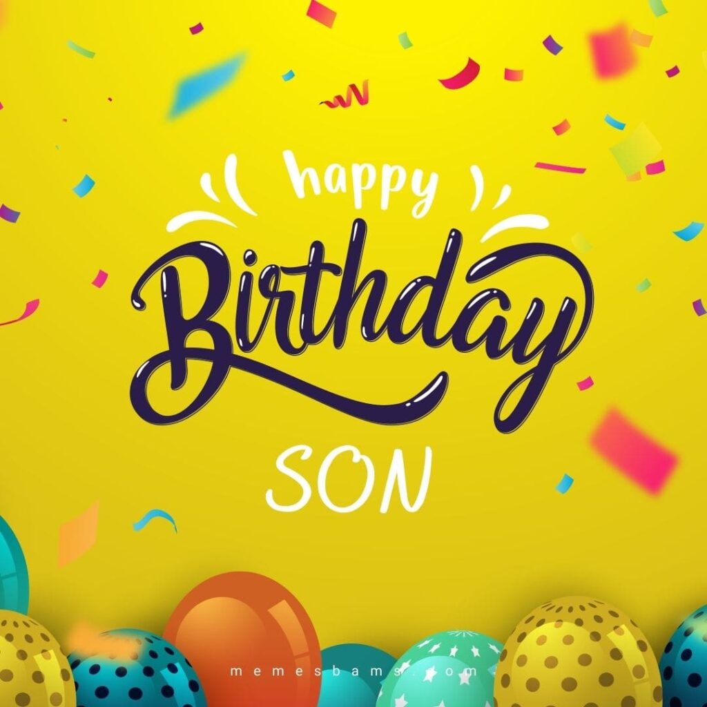happy birthday message for my son