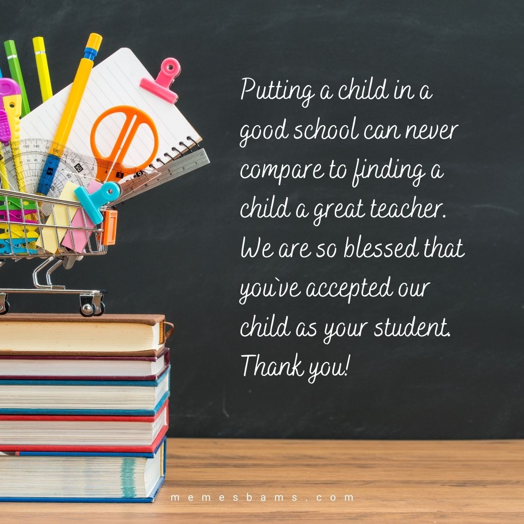 Thank You Message For Teachers From Students