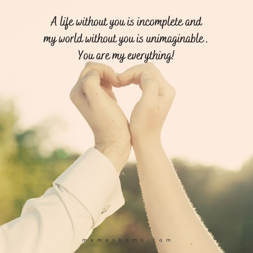 You Are My Everything Quotes & You Are My World Quotes
