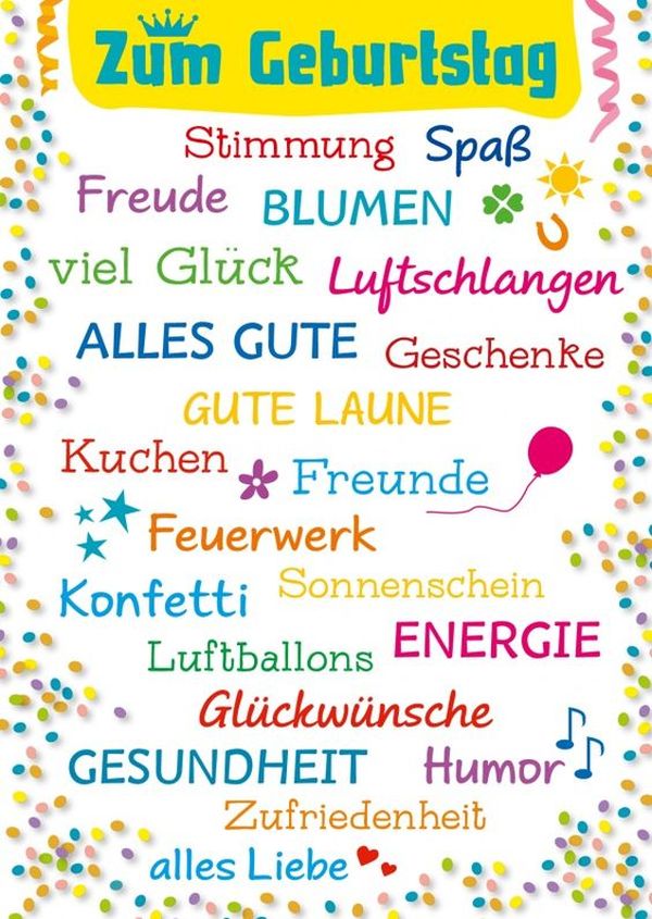 Sprüche und Glückwünsche zum 50. Geburtstag für Frauen und Männer