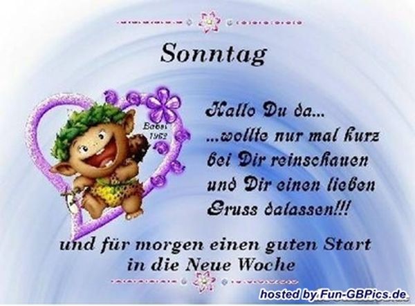 Schönen Sonntag Bilder Kostenlos •